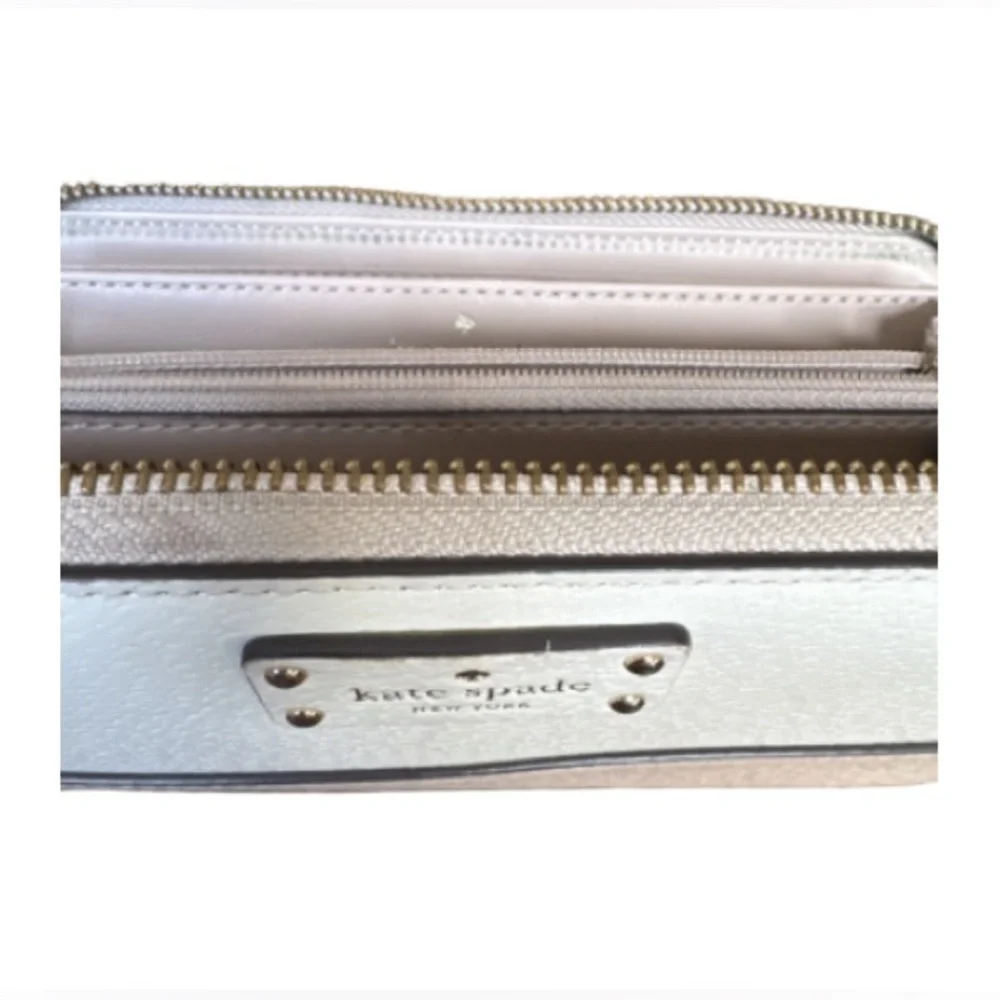 Kate Spade Grove Street Neda Cream & Tan Wallet